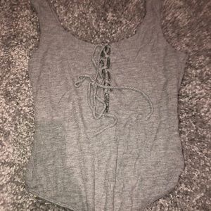Grey bodysuit